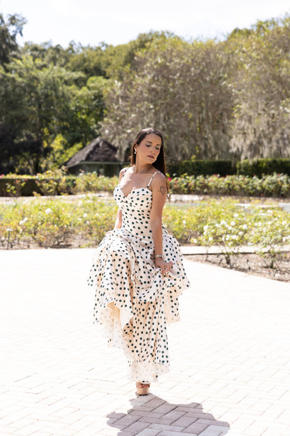 Flamenco Borincano Polka Dot Dress