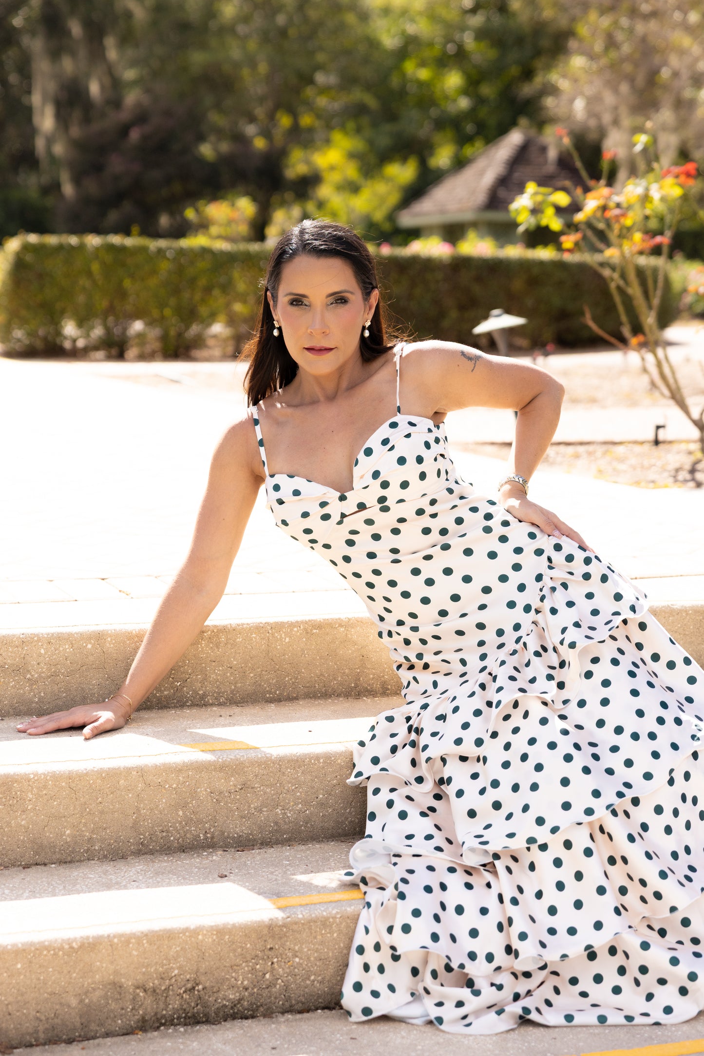 Flamenco Borincano Polka Dot Dress