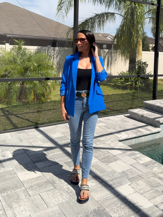 Azul Borinquen Blazer