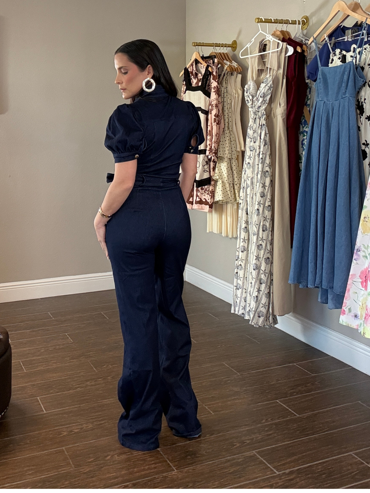 Noche de Denim Jumpsuit