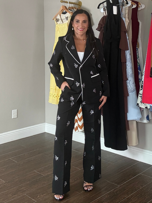 Monaco Embroidered Suit
