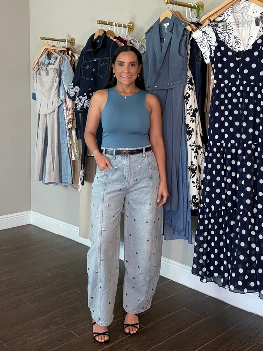 Brillos del Malecón Barrel Jeans