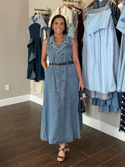 Denim París Maxi Dress