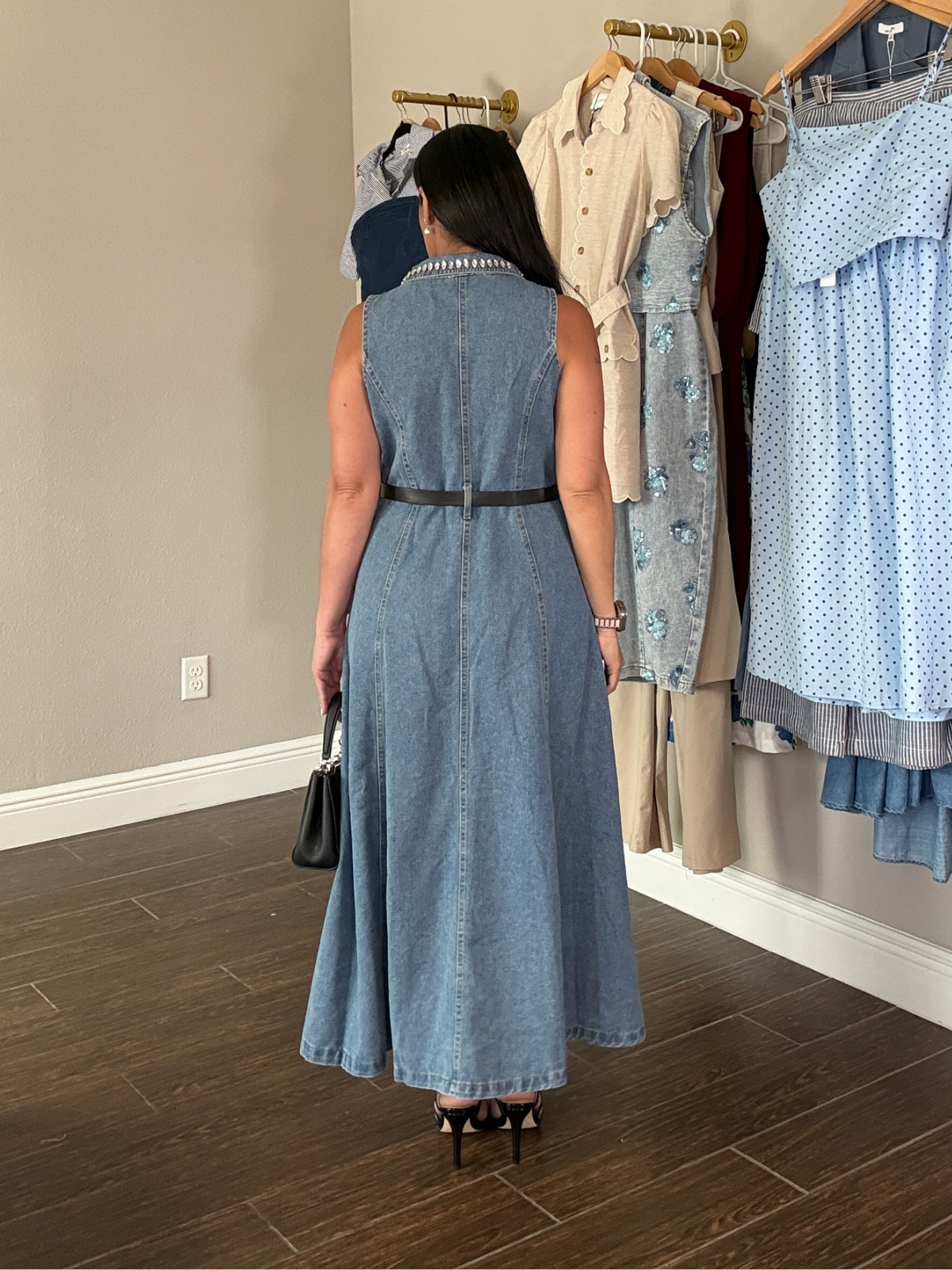 Denim París Maxi Dress