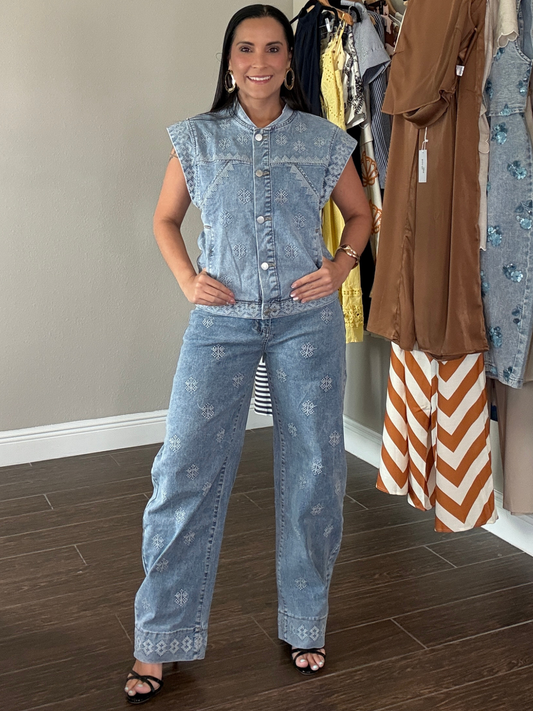 Isabella Denim Set
