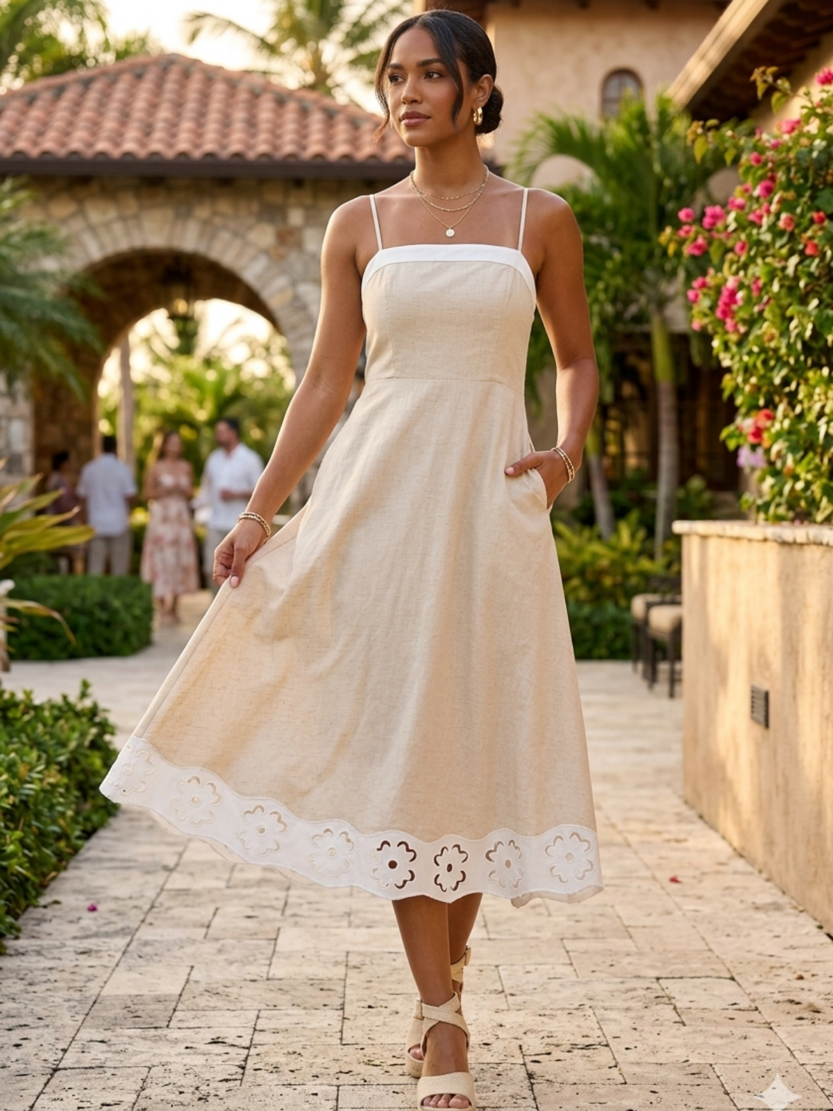 Costa Amalfi Midi Dress
