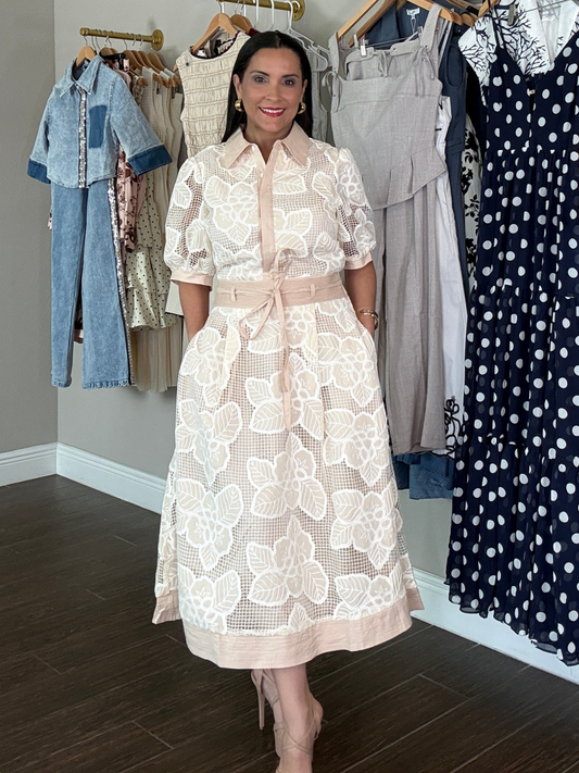 Marfil de Ensueño Midi Dress