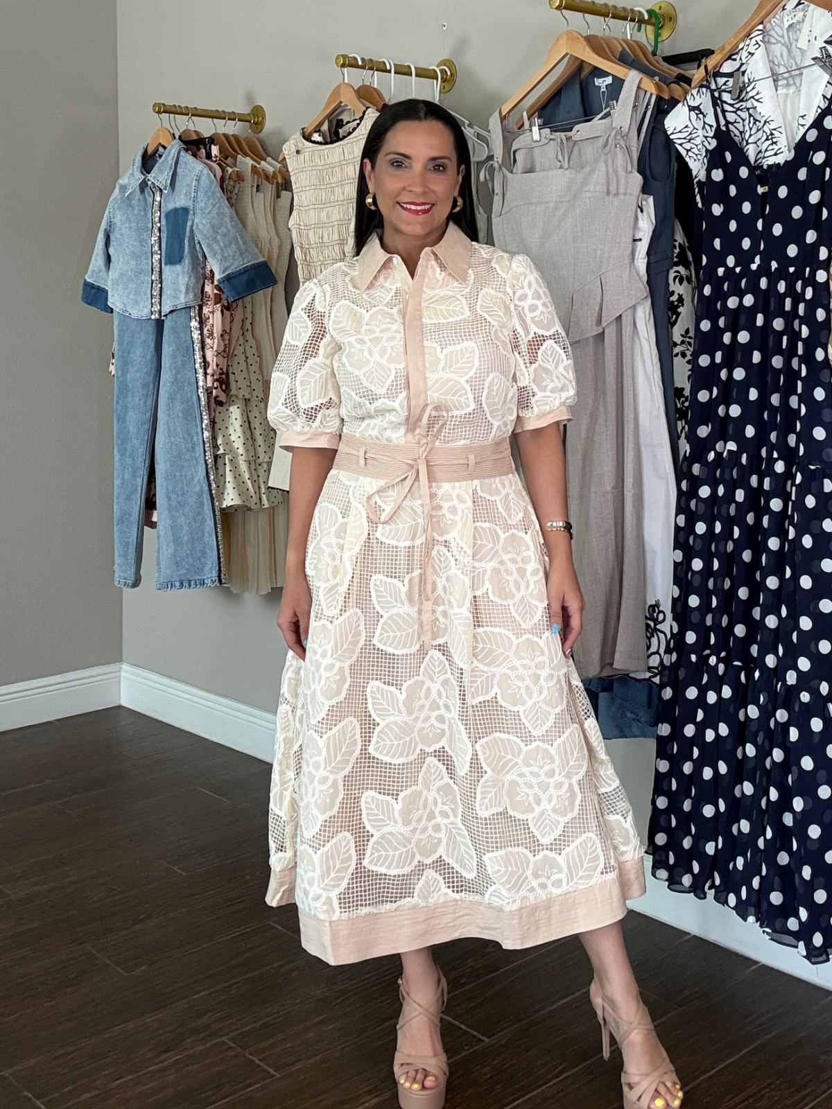 Marfil de Ensueño Midi Dress