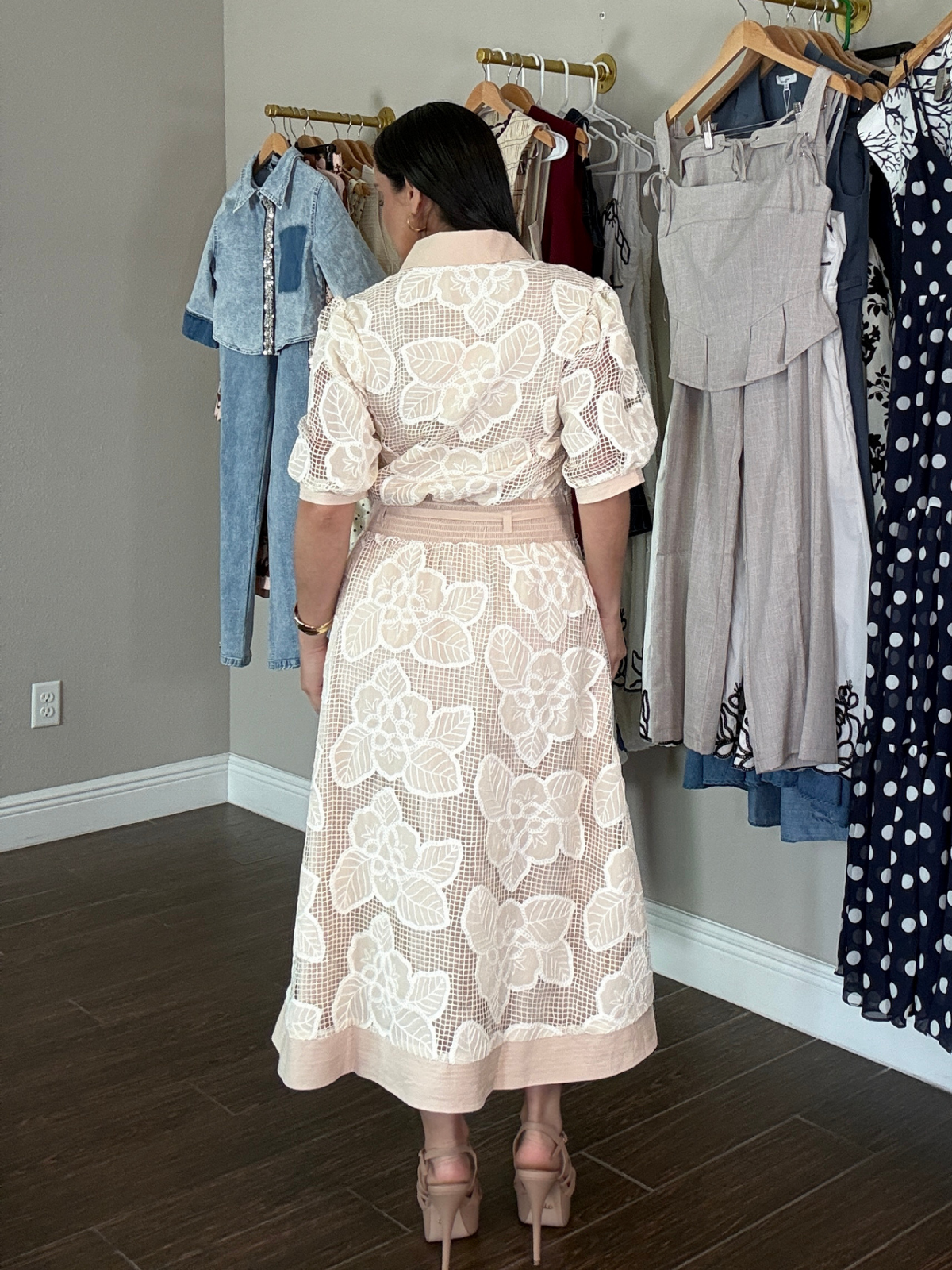 Marfil de Ensueño Midi Dress