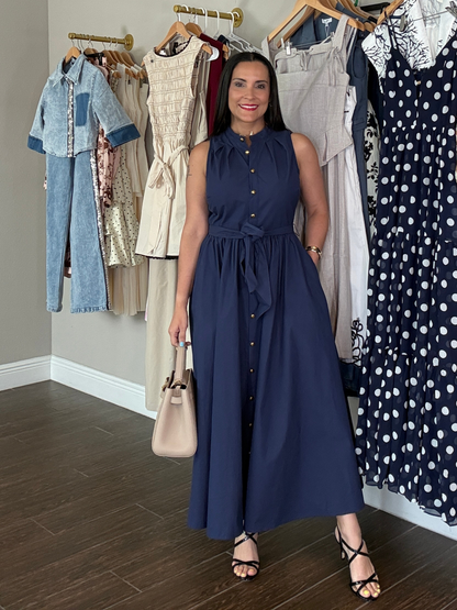 Marina Elegance Midi Dress