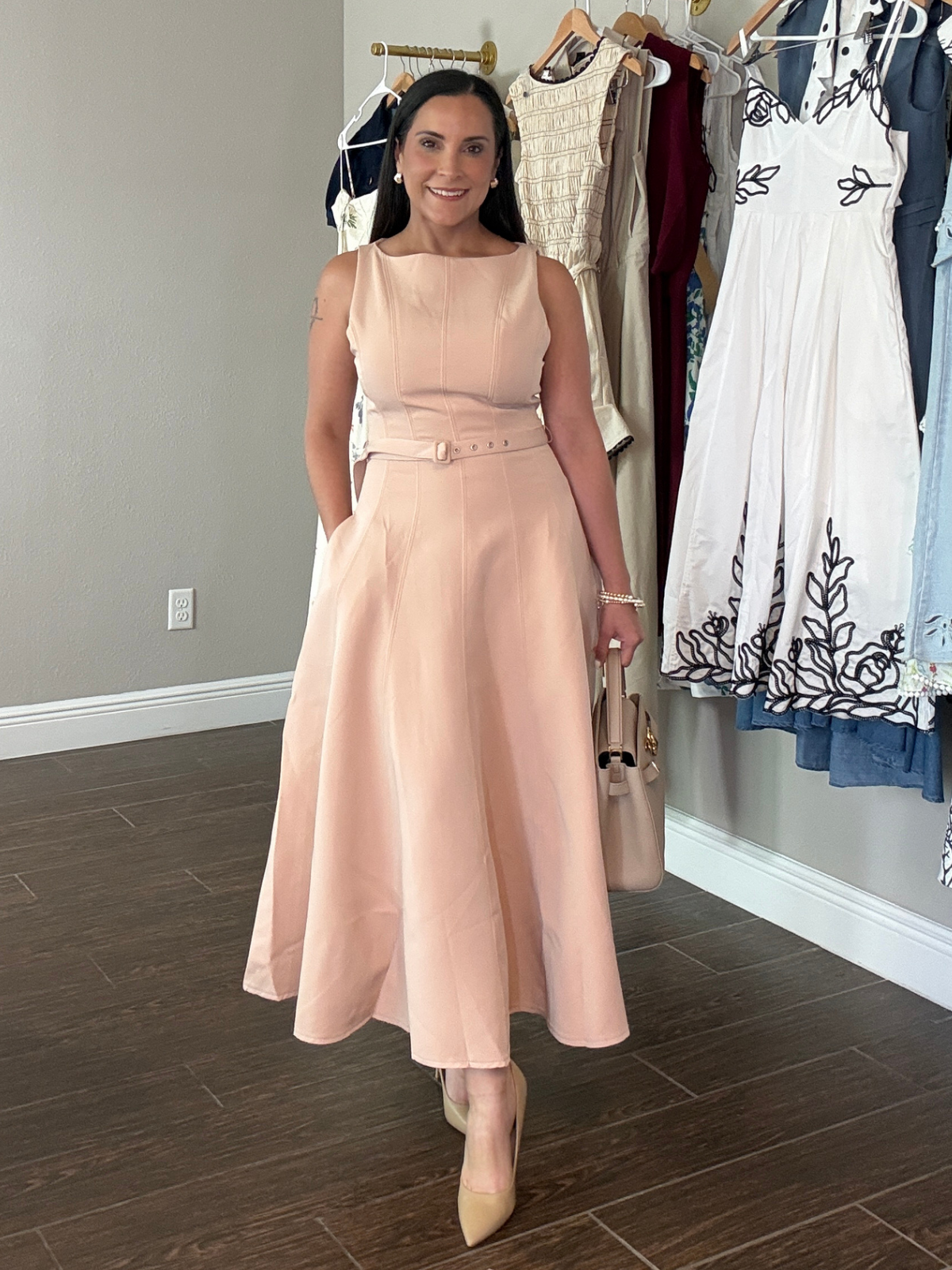 Minimal Luxe Midi Dress