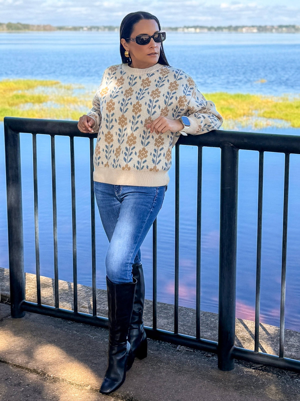 Floral Haven Sweater