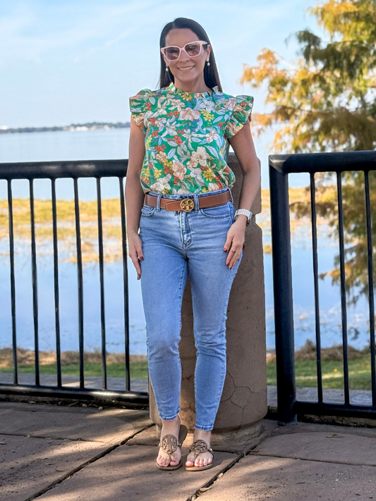 Frescura Floral Top