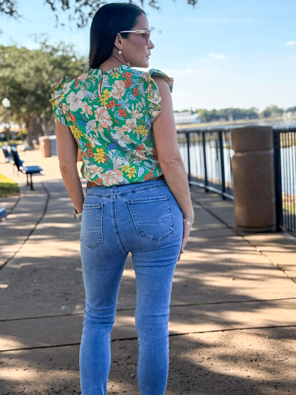 Frescura Floral Top