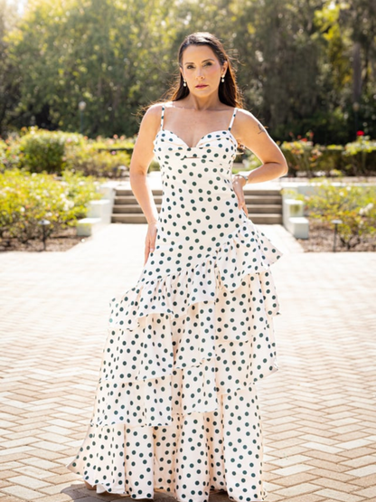 Flamenco Borincano Polka Dot Dress