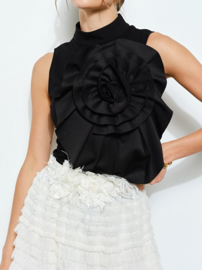 Rosa Noir Top ( Restock Ivory-to be shipped Enero 16 Approx)