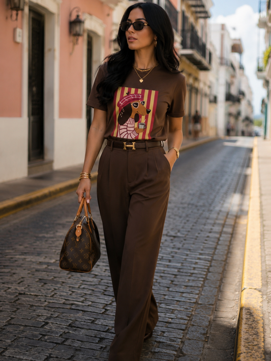 Café con Coco Graphic Tee (Pre-Orden Agosto 10 Approx.)