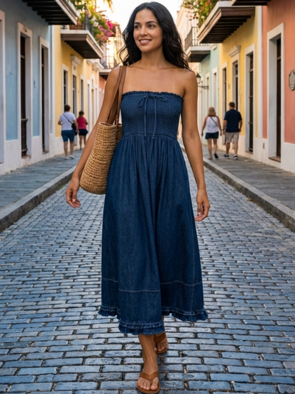 Brisa de Isabela Denim Dress (Pre-Orden Junio 19 Approx.)