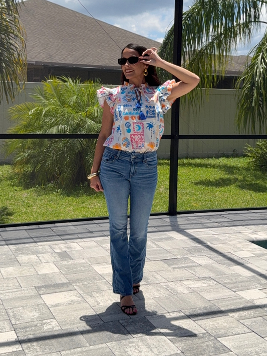 Verano Tropical Blouse