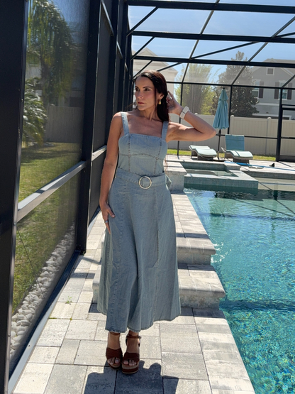 Caribe Azul Denim Dress