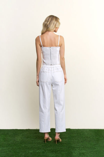 Capri White Denim Set (Llega a la tiendaSeptiembre 11 Approx.)