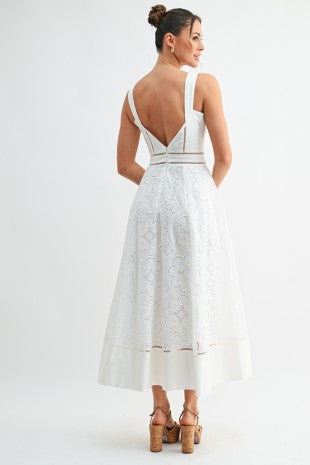 Dulce Elegancia Midi Dress (Pre-Orden Junio 29 Approx.)