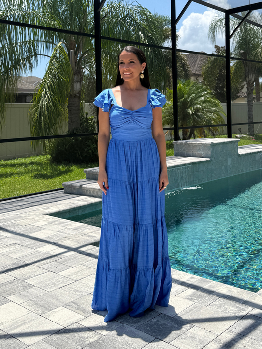 Olas de Verano Maxi Dress