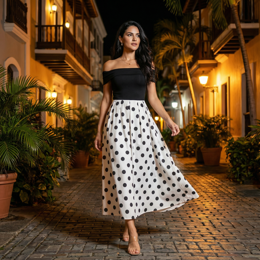 Monaco Nights Midi Dress (Pre-Orden Enero 23 approx.)