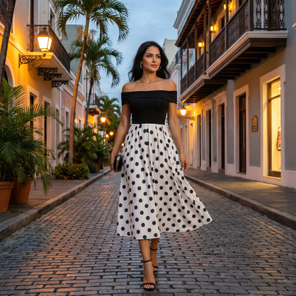 Monaco Nights Midi Dress (Pre-Orden Enero 23 approx.)