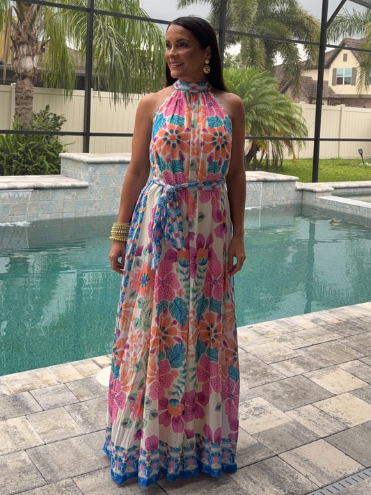 Isla Tropical Maxi Dress