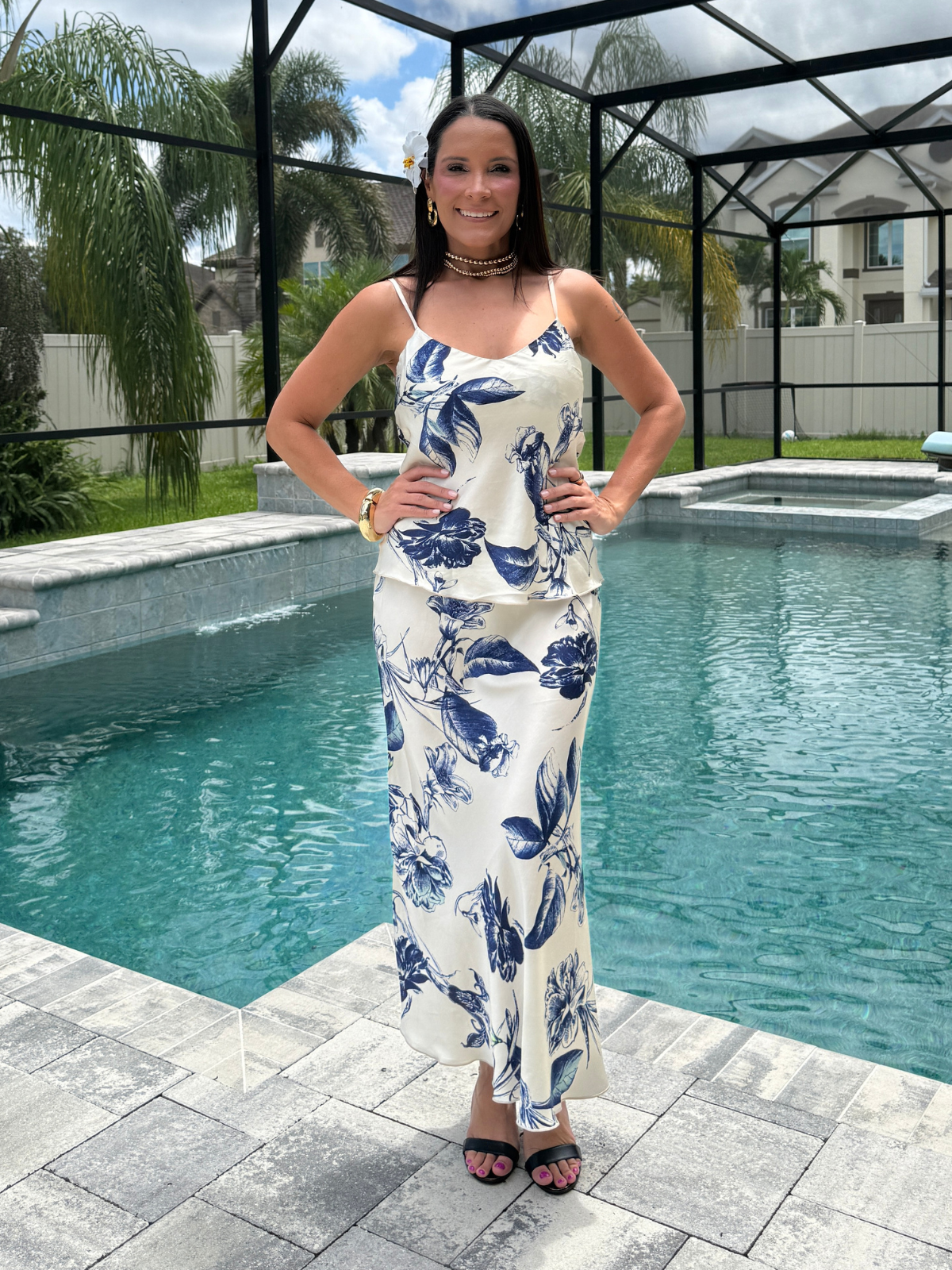 Azul del Jardin Set