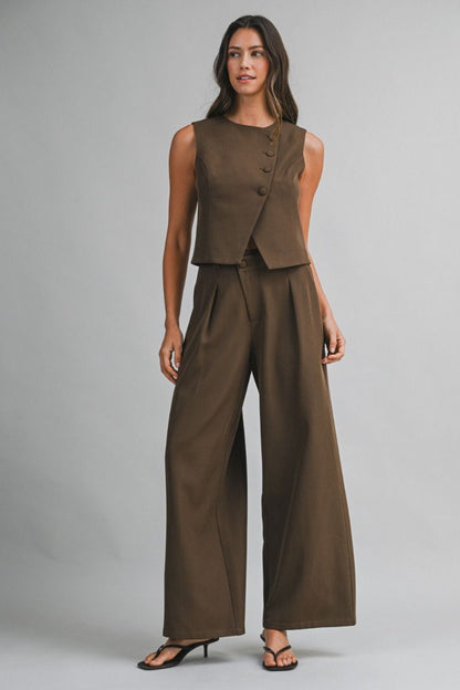 Medianoche Serena Set (Navy y Brown)