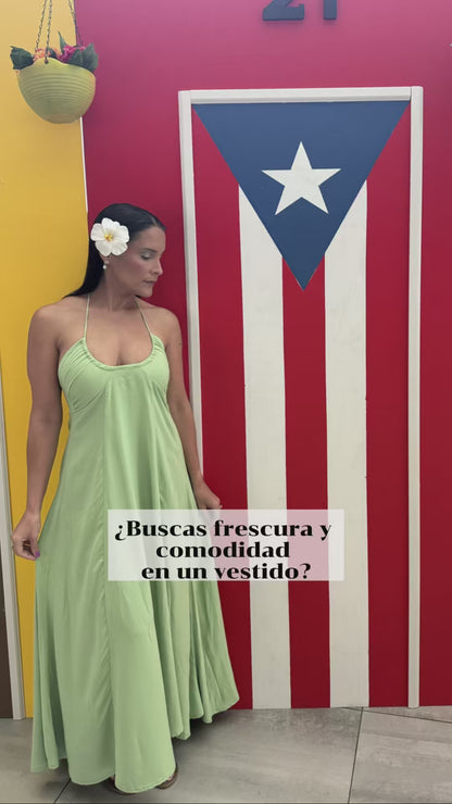 Encanto Verde Maxi Dress