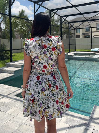 Botanical Beauty Short Dress