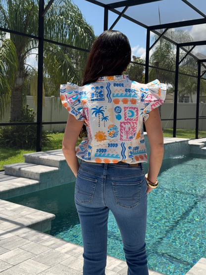 Verano Tropical Blouse
