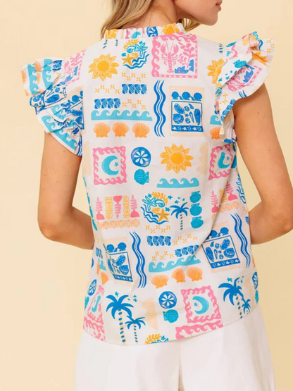 Verano Tropical Blouse